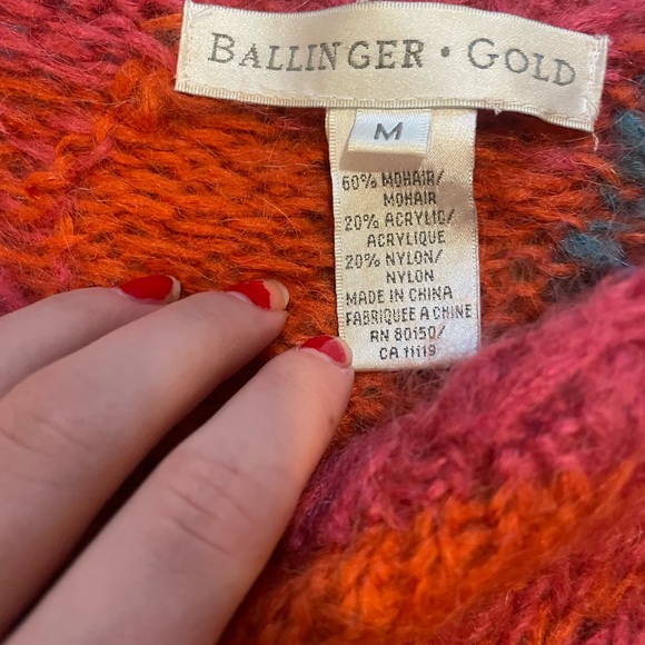 Ballinger Colorful Mohair Sweater, Medium - Picture 3 of 3